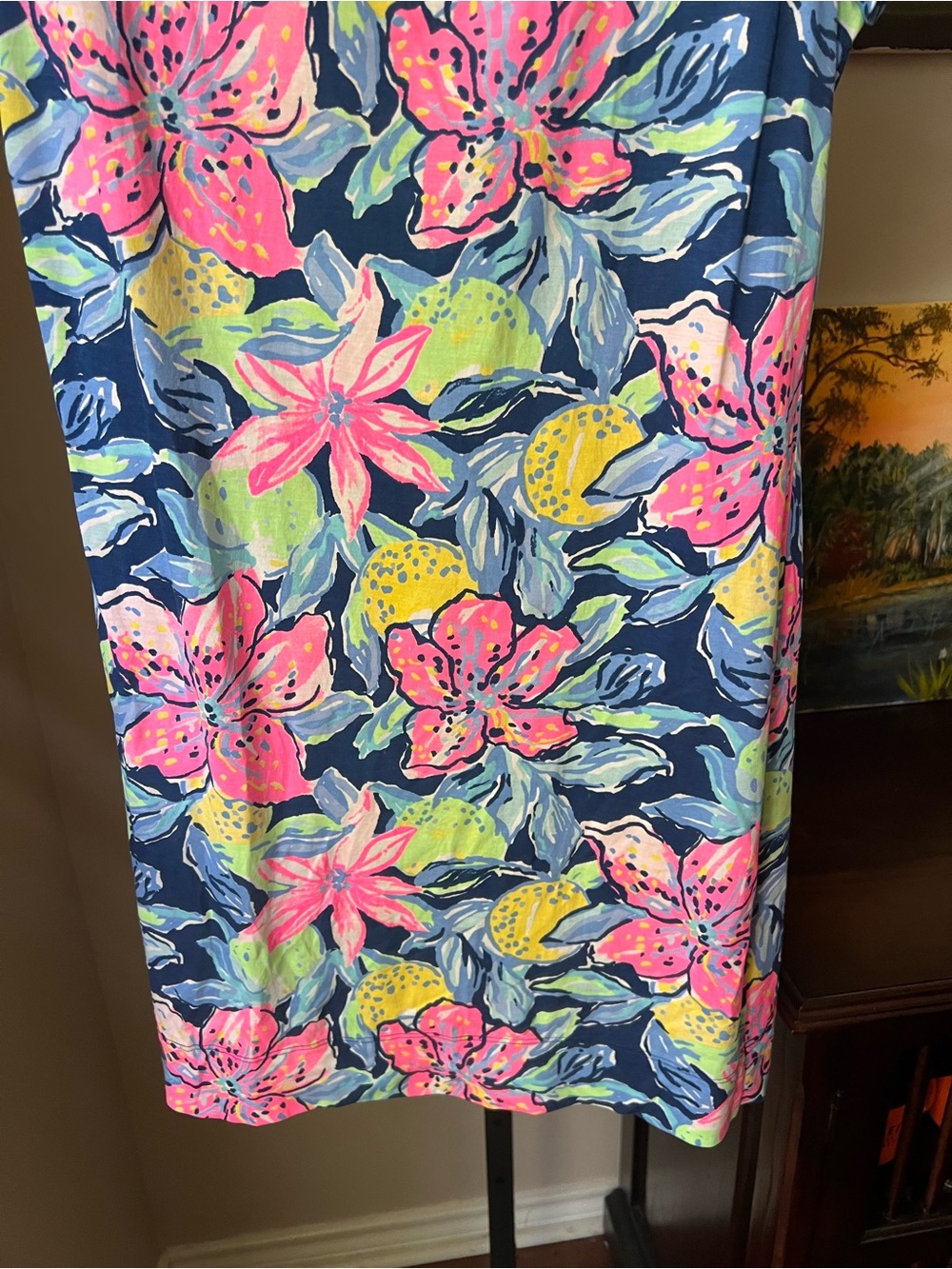 Lilly Pulitzer Marlowe boat neck capri dress 100% pima cotton - Picture 3 of 8